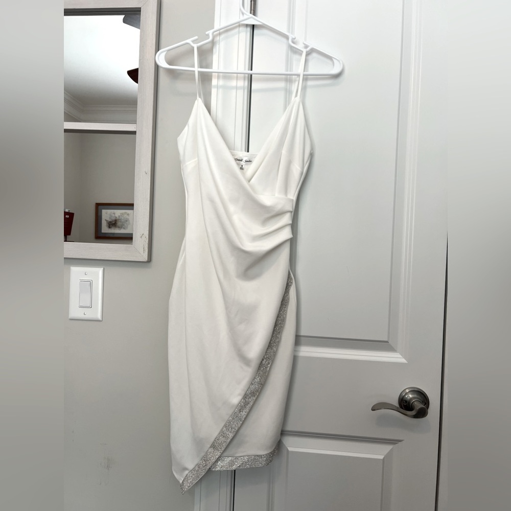 David’s bridal mini dress